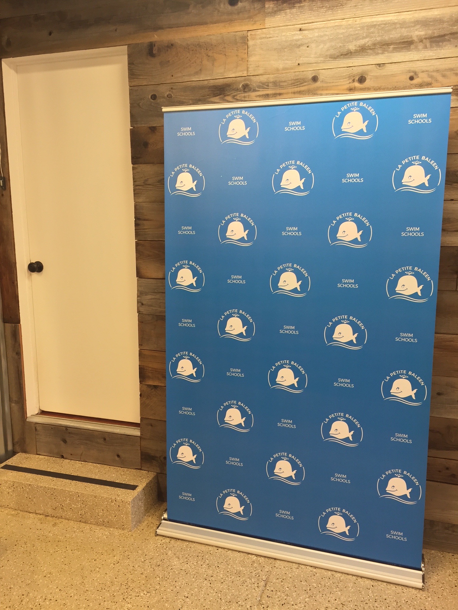 Custom branded retractable banner signage