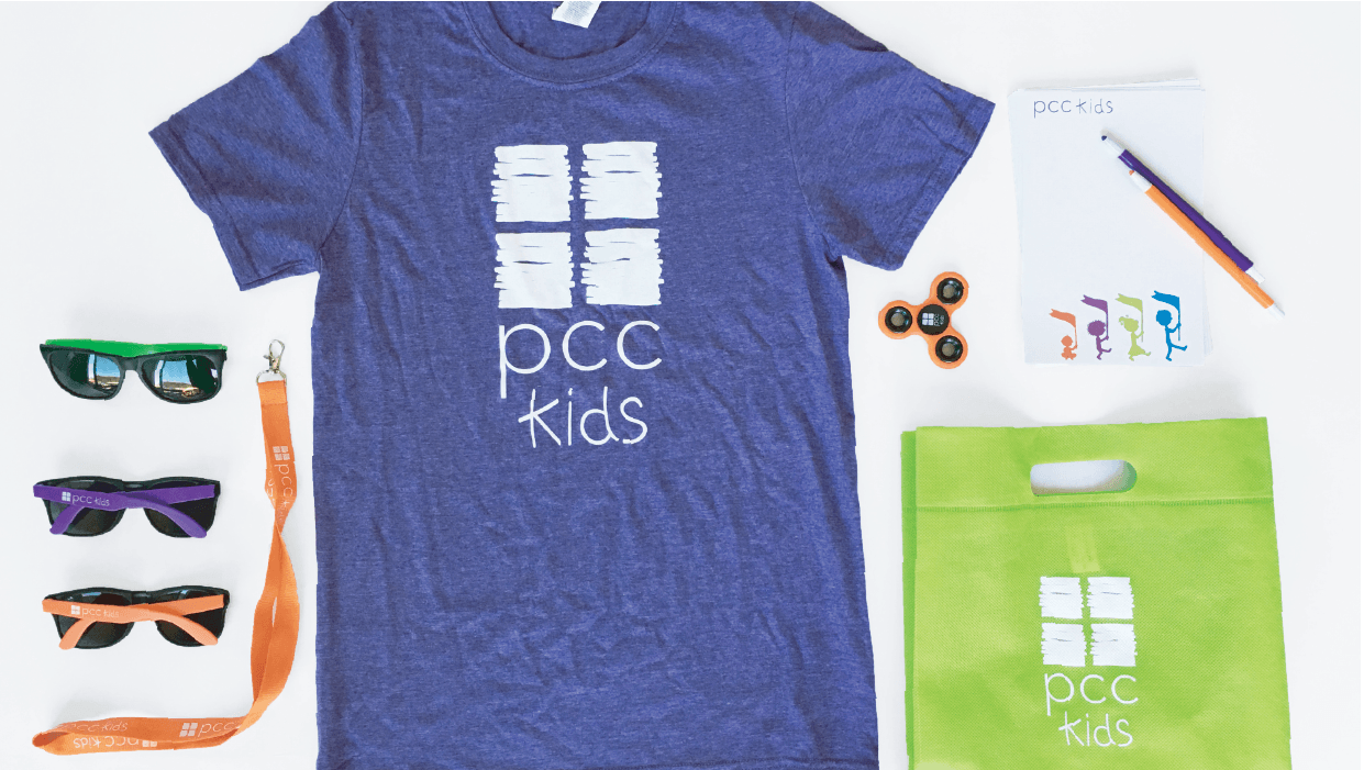 Peninsula Covenant Church kids promotional product kit