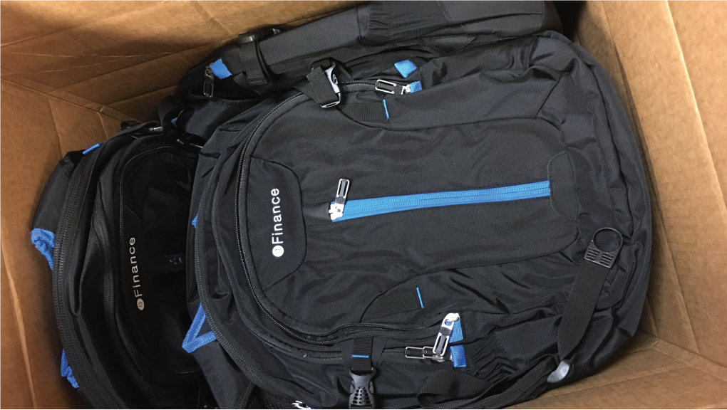 Custom branded backpacks