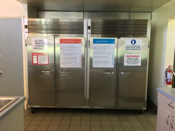 Custom branded facility signage