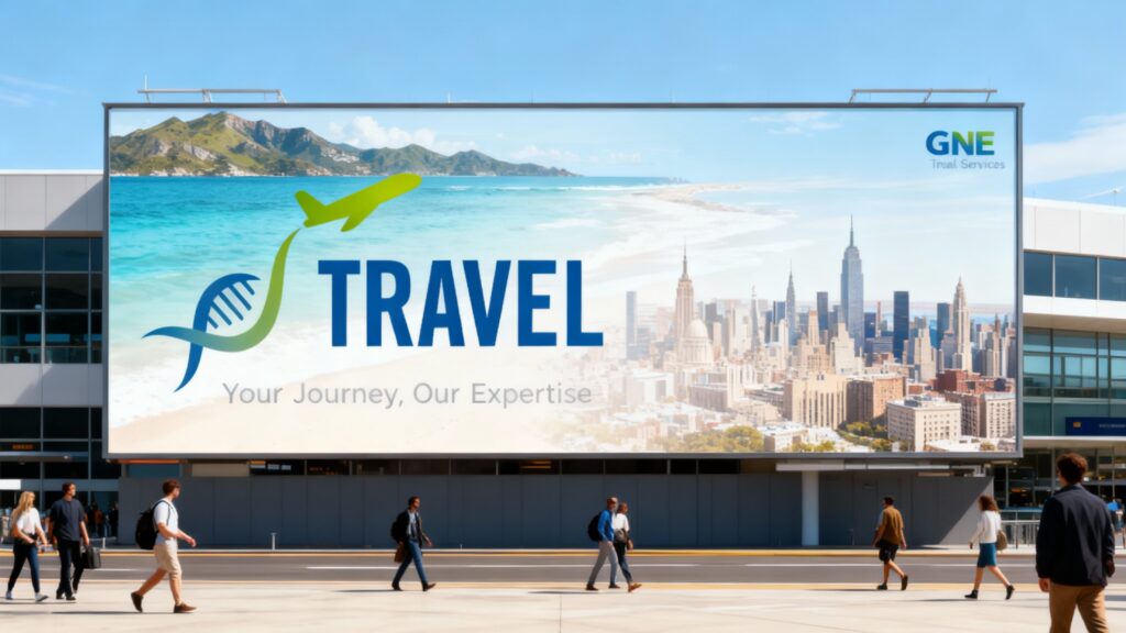 Travel billboard